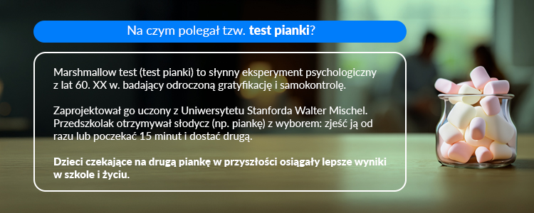 infografika - marshmallow test
